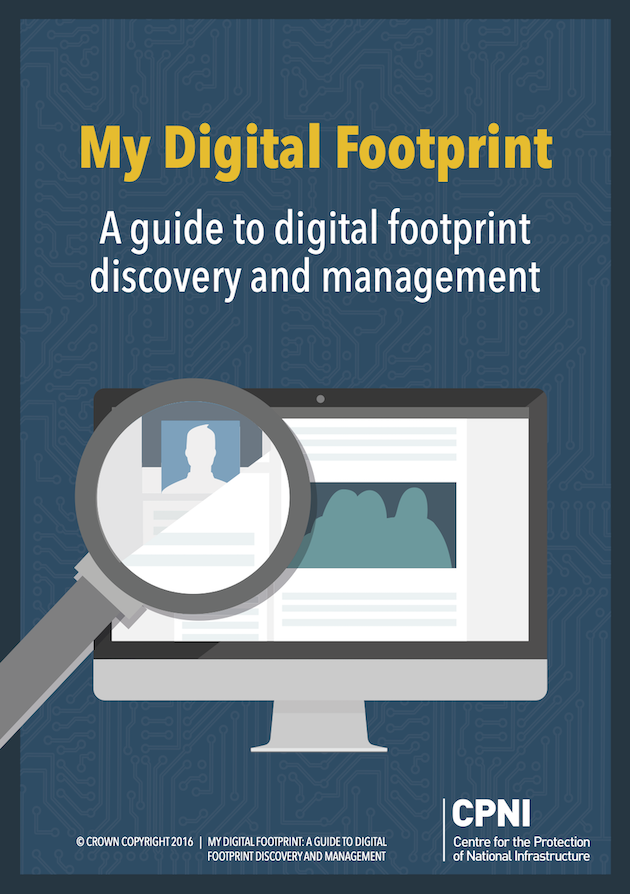 My Digital Footprint booklet preview image