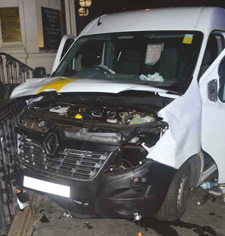 Van used in London Bridge attack